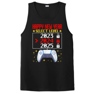 Funny Happy New Year Select Level 2024 Gaming Controller Gift Husband Boyfriend PosiCharge Competitor Tank