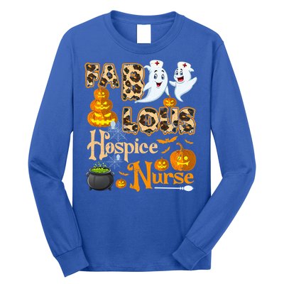 Faboolous Hospice Nurse Funny Rn Squad Halloween Puns Gift Long Sleeve Shirt