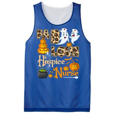 Faboolous Hospice Nurse Funny Rn Squad Halloween Puns Gift Mesh Reversible Basketball Jersey Tank