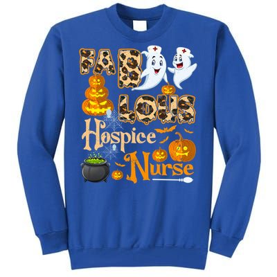 Faboolous Hospice Nurse Funny Rn Squad Halloween Puns Gift Tall Sweatshirt