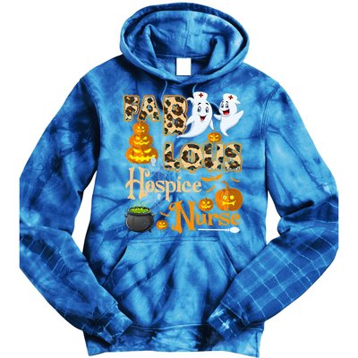 Faboolous Hospice Nurse Funny Rn Squad Halloween Puns Gift Tie Dye Hoodie