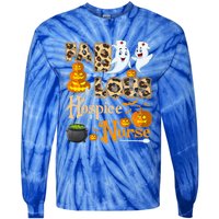 Faboolous Hospice Nurse Funny Rn Squad Halloween Puns Gift Tie-Dye Long Sleeve Shirt