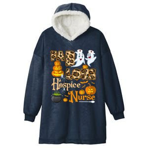 Faboolous Hospice Nurse Funny Rn Squad Halloween Puns Gift Hooded Wearable Blanket