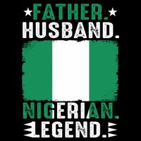 Father Husband Nigeria Father's Day Proud Dad Family Lover  Impact Tech Backpack