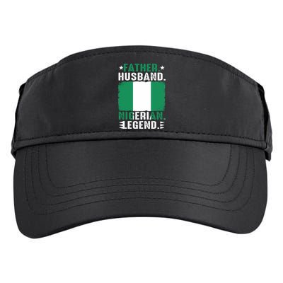 Father Husband Nigeria Father's Day Proud Dad Family Lover  Adult Drive Performance Visor