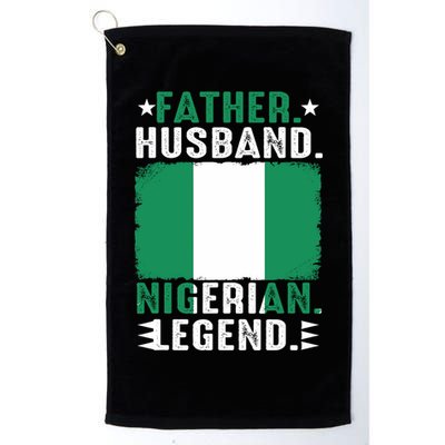 Father Husband Nigeria Father's Day Proud Dad Family Lover  Golf Towel
