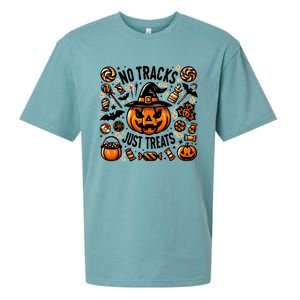 Funny Halloween No Tricks Just Treats Great Gift Sueded Cloud Jersey T-Shirt