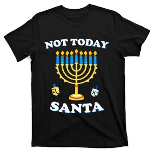 Funny Hanukkah Not Today Santa Jewish Chanukah  T-Shirt