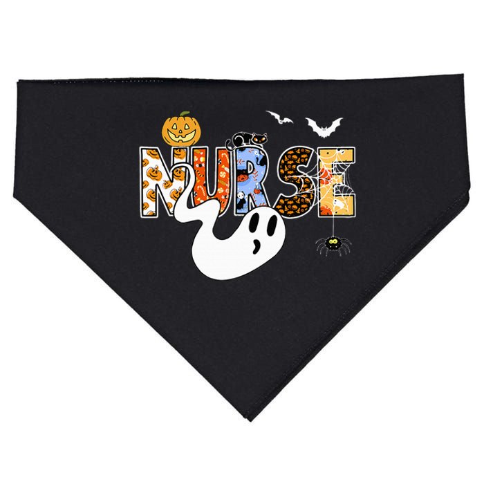 Fun Halloween NURSE Nursing School Nurse USA-Made Doggie Bandana