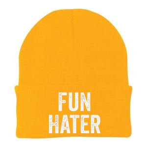 Fun Hater Negative Grouch Dad And Grandpa Gift Knit Cap Winter Beanie