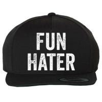 Fun Hater Negative Grouch Dad And Grandpa Gift Wool Snapback Cap