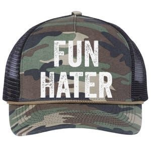 Fun Hater Negative Grouch Dad And Grandpa Gift Retro Rope Trucker Hat Cap