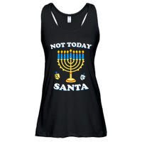 Funny Hanukkah Not Today Santa Jewish Chanukah Ladies Essential Flowy Tank