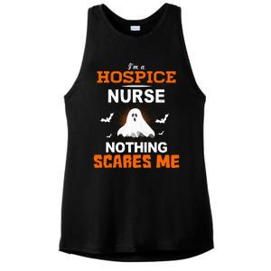 Funny Hospice Nurse Halloween ER RN Nursing Gift Ladies PosiCharge Tri-Blend Wicking Tank