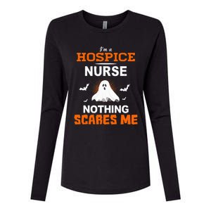 Funny Hospice Nurse Halloween ER RN Nursing Gift Womens Cotton Relaxed Long Sleeve T-Shirt