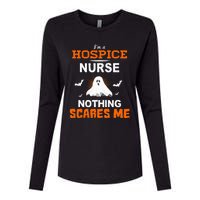 Funny Hospice Nurse Halloween ER RN Nursing Gift Womens Cotton Relaxed Long Sleeve T-Shirt