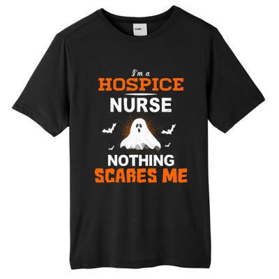 Funny Hospice Nurse Halloween ER RN Nursing Gift Tall Fusion ChromaSoft Performance T-Shirt