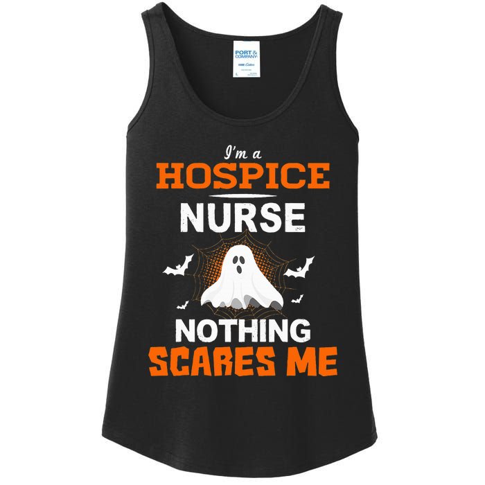 Funny Hospice Nurse Halloween ER RN Nursing Gift Ladies Essential Tank