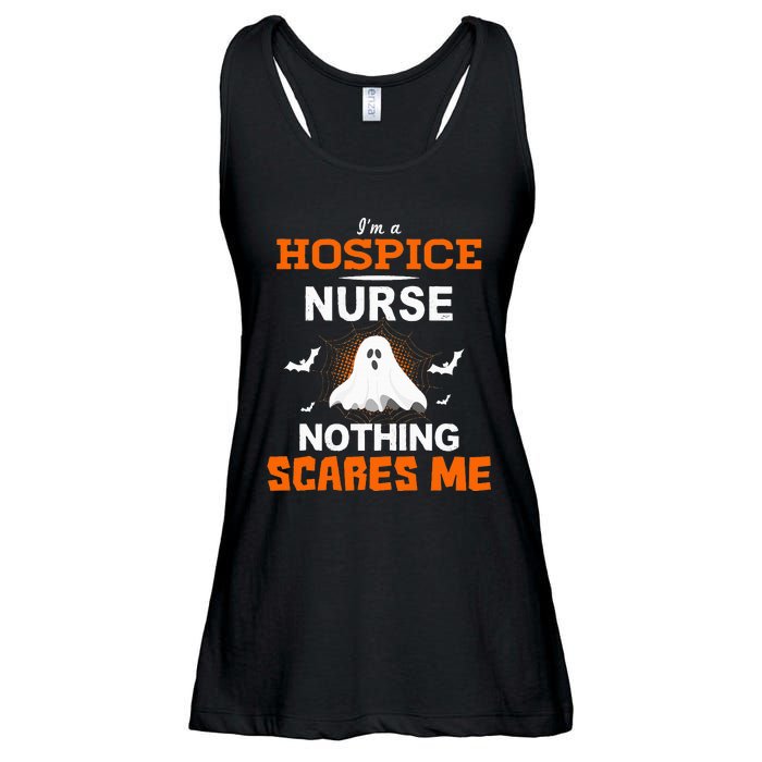 Funny Hospice Nurse Halloween ER RN Nursing Gift Ladies Essential Flowy Tank