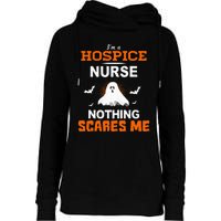 Funny Hospice Nurse Halloween ER RN Nursing Gift Womens Funnel Neck Pullover Hood