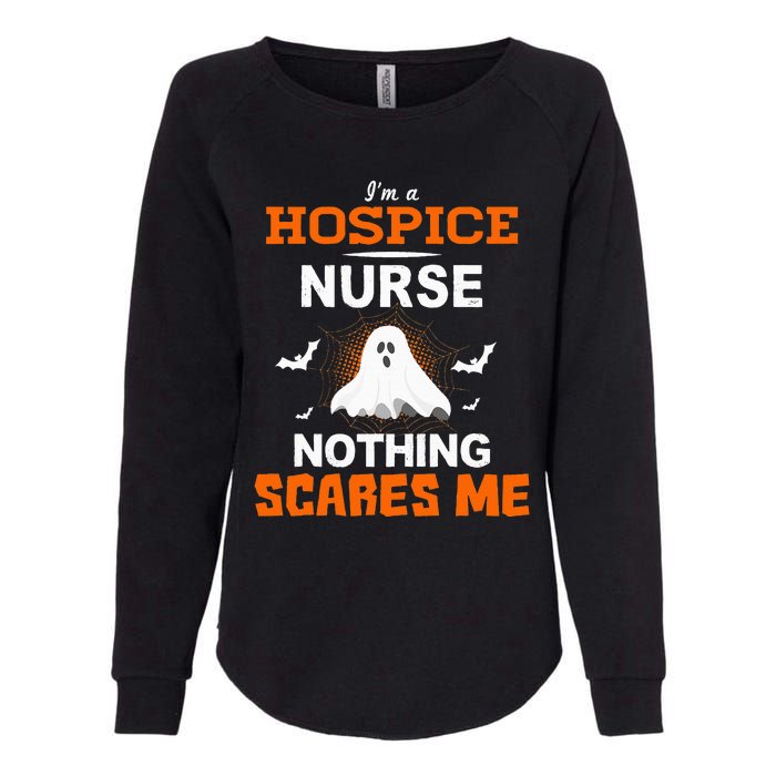 Funny Hospice Nurse Halloween ER RN Nursing Gift Womens California Wash Sweatshirt