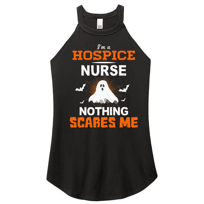 Funny Hospice Nurse Halloween ER RN Nursing Gift Women's Perfect Tri Rocker Tank