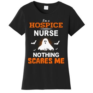 Funny Hospice Nurse Halloween ER RN Nursing Gift Women's T-Shirt