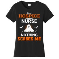 Funny Hospice Nurse Halloween ER RN Nursing Gift Women's T-Shirt