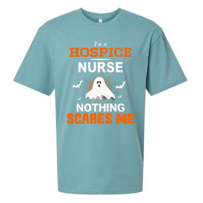 Funny Hospice Nurse Halloween ER RN Nursing Gift Sueded Cloud Jersey T-Shirt