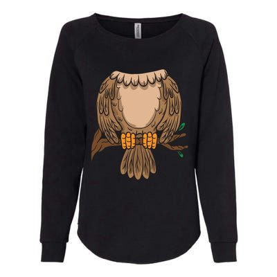 Funny Headless Owl Halloween Night Bird Costume Easy Outfit Womens California Wash Sweatshirt