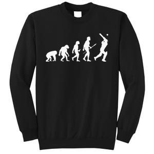 Funny History of Cricket Lover Gifts Evolution Of Cricket Sweatshirt