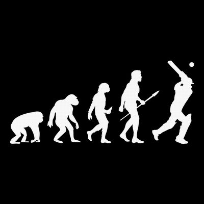 Funny History of Cricket Lover Gifts Evolution Of Cricket T-Shirt