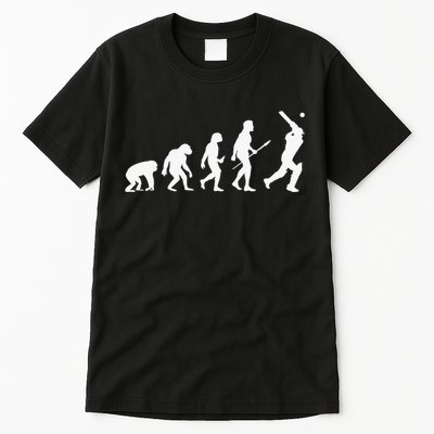 Funny History of Cricket Lover Gifts Evolution Of Cricket Tall T-Shirt