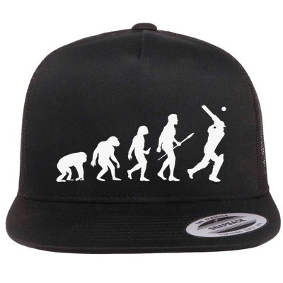 Funny History of Cricket Lover Gifts Evolution Of Cricket Flatbill Hat