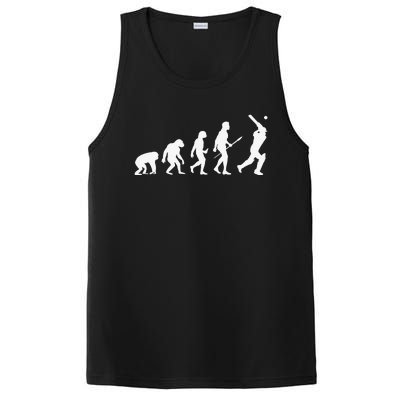 Funny History of Cricket Lover Gifts Evolution Of Cricket PosiCharge Competitor Tank