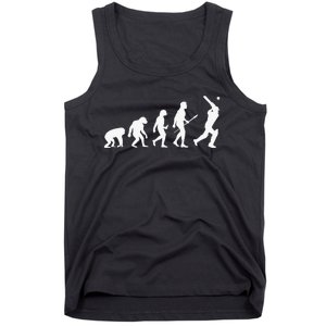 Funny History of Cricket Lover Gifts Evolution Of Cricket Tank Top