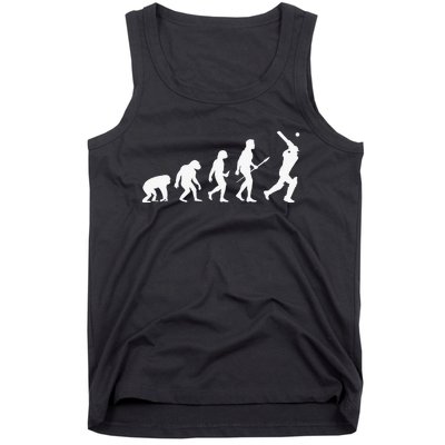 Funny History of Cricket Lover Gifts Evolution Of Cricket Tank Top