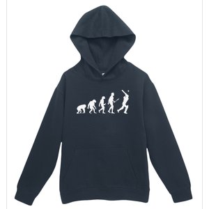 Funny History of Cricket Lover Gifts Evolution Of Cricket Urban Pullover Hoodie