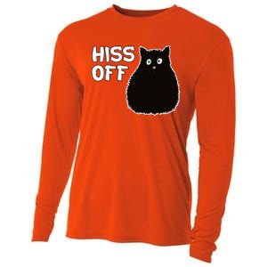 Funny Hiss Off Funny Gift Cooling Performance Long Sleeve Crew