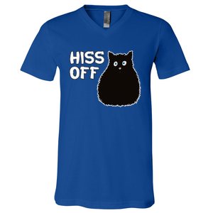 Funny Hiss Off Funny Gift V-Neck T-Shirt