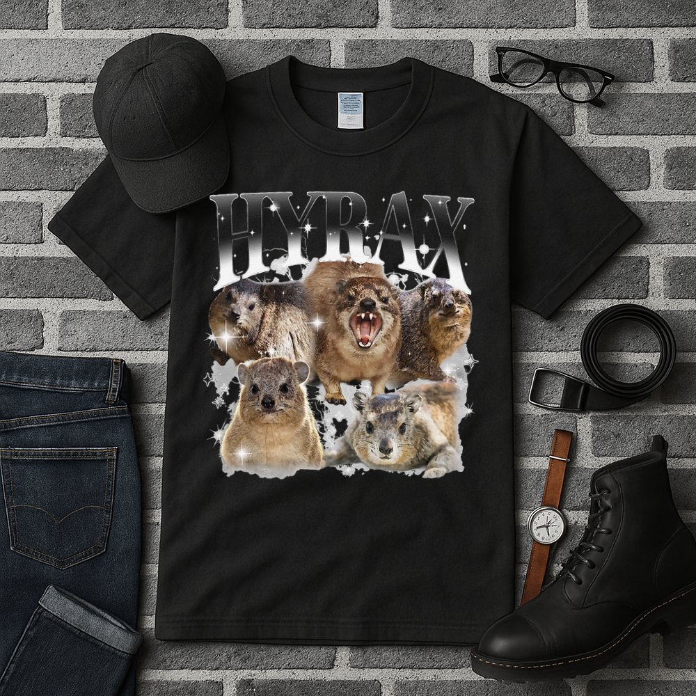 Funny Hyrax Oddly Specific Meme Animal For Family Tall T-Shirt