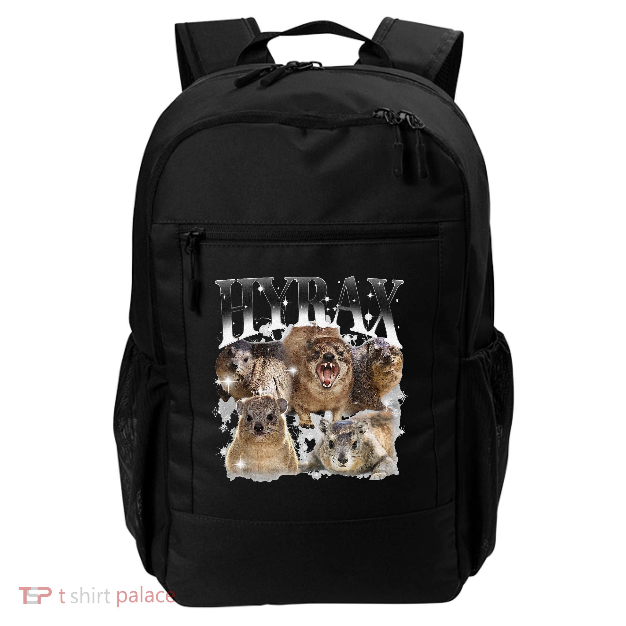 Funny Hyrax Oddly Specific Meme Animal For Family Daily Commute Backpack