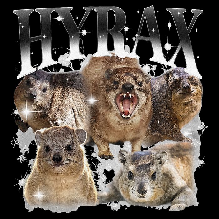 Funny Hyrax Oddly Specific Meme Animal For Family 16 in Basic Backpack