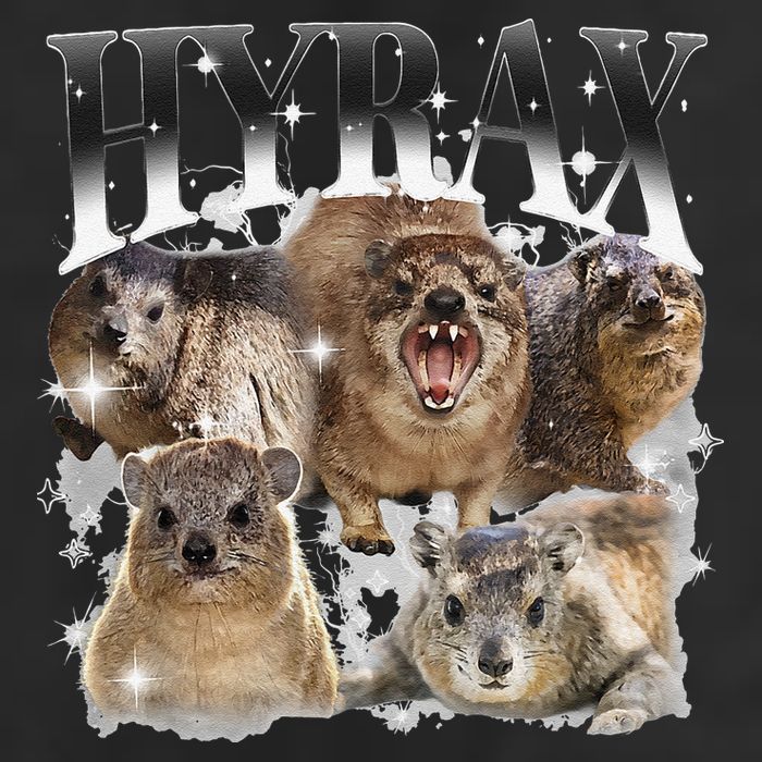 Funny Hyrax Oddly Specific Meme Animal For Family Hat