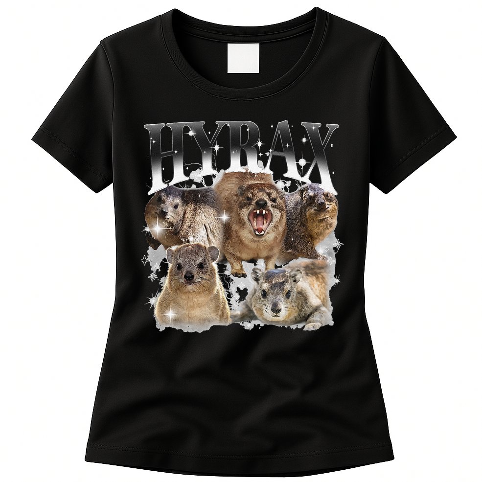 Funny Hyrax Oddly Specific Meme Animal For Family Womens T-Shirt