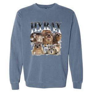 Funny Hyrax Oddly Specific Meme Animal For Family Garment-Dyed Sweatshirt