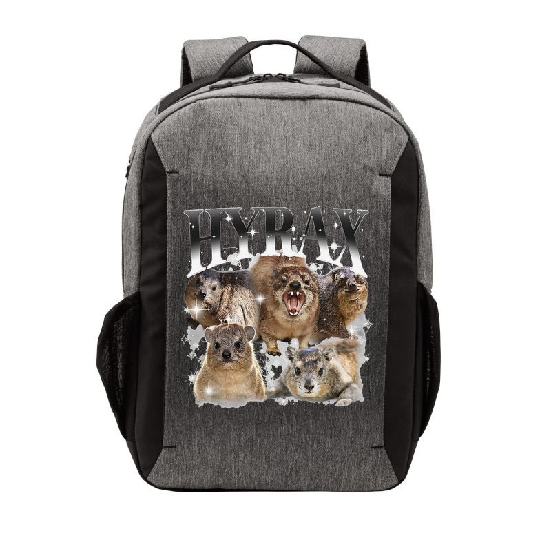 Funny Hyrax Oddly Specific Meme Animal For Family Vector Backpack