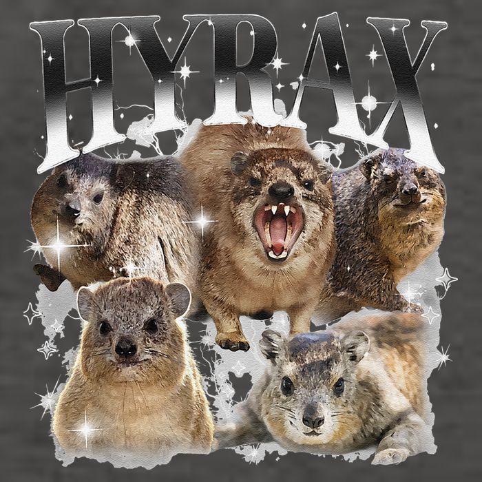 Funny Hyrax Oddly Specific Meme Animal For Family Vector Backpack