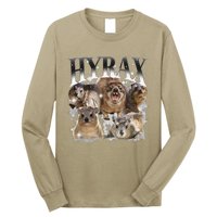 Funny Hyrax Oddly Specific Meme Animal For Family Long Sleeve Shirt