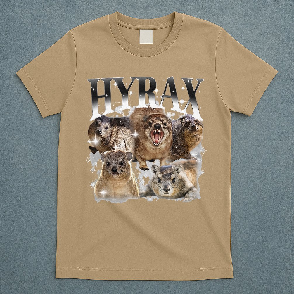 Funny Hyrax Oddly Specific Meme Animal For Family T-Shirt